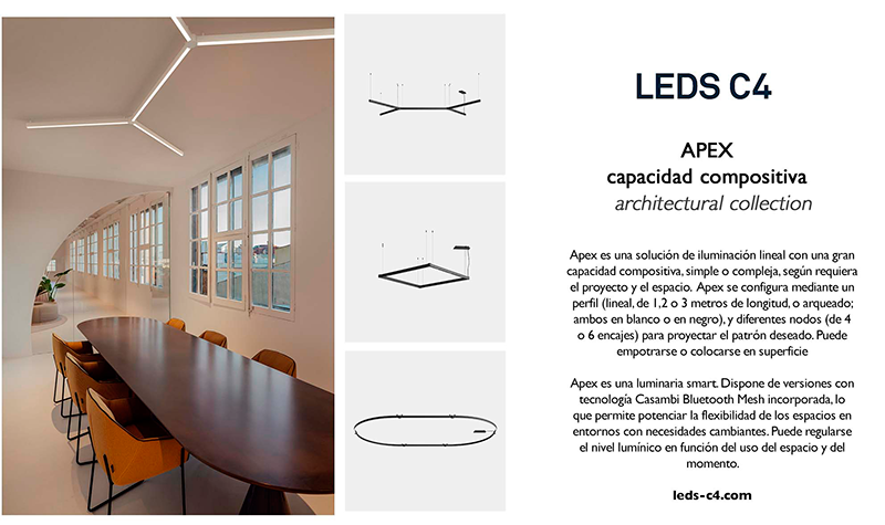 LEDS C4, presenta el nuevo catálogo Architectural Collection 