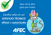 AFEC lanza una campaña de sensibilización contra la oferta de servicios técnicos no oficiales y no autorizados en páginas web engañosas