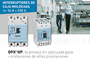 Los nuevos interruptores de caja moldeada DPX³ HP 125 y 250 dan respuesta a todo tipo de proyectos de hasta 250 A