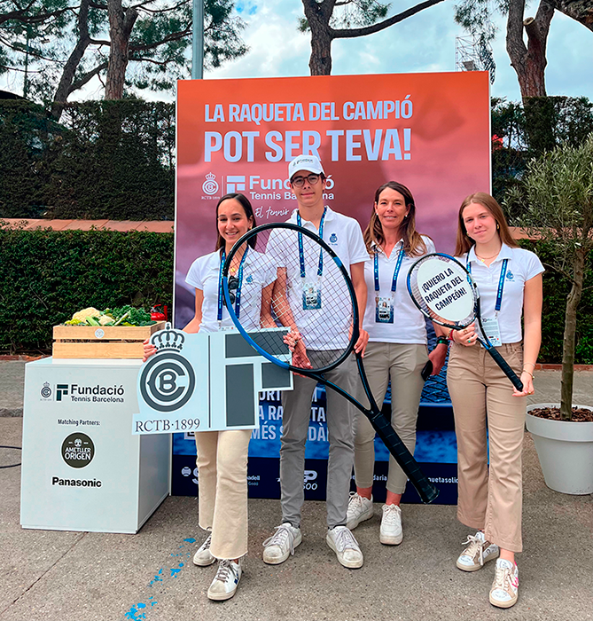 PANASONIC se convierte en Matching Partner del proyecto solidario “La Raqueta más Solidaria” de la Fundació Tennis Barcelona
