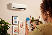 Dentro de la gama de aire acondicionado residencial de Samsung destaca la tecnología única de refrigeración WindFree™, que proporciona un enfriamiento confortable sin corrientes de aire