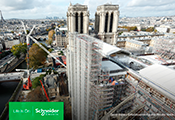 La organización Rebuilding Notre-Dame de Paris y Schneider Electric firman un acuerdo de patrocinio
