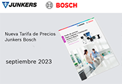 Junkers Bosch presenta su nueva tarifa de precios para Agua Caliente y Calefacción 0