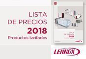 lennox precios 2018 0