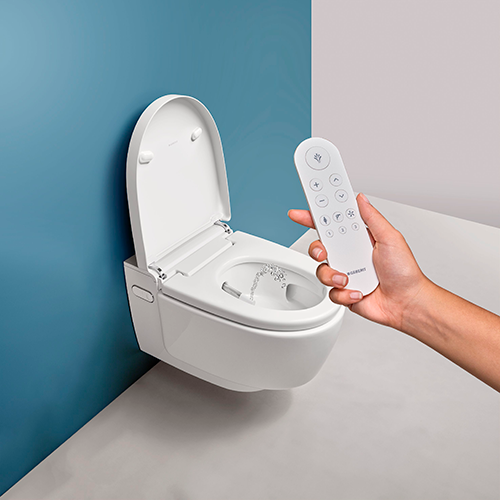 Geberit AquaClean Sela Square Remote control Sigma70 square 5
