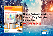 FERROLI Tarifa calefaccion dic 2019 0