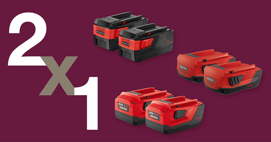 HILTI Mes Inno Ed Bateria 2x1 1