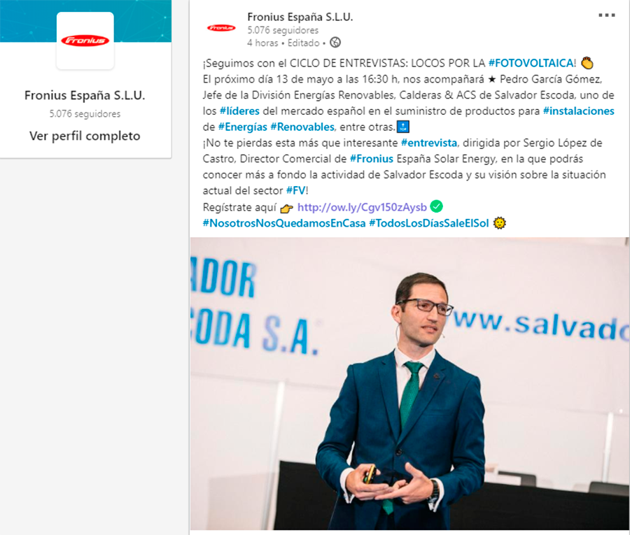 FRONIUS Ciclo de entrevistas 1