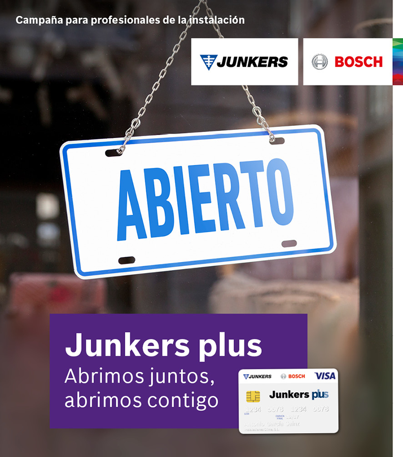 JUNKERS Abrimos juntos abrimos contigo Junkers 1
