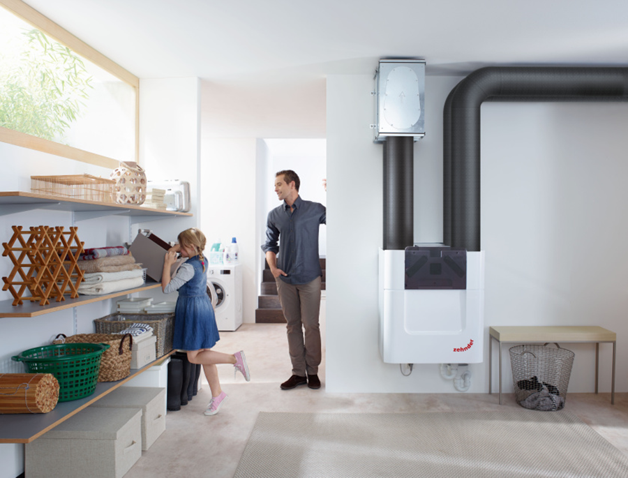 Zehnder Comfoair Q350 rectangular comfopipe160 comfowell320 familie 1