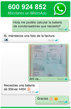 CIRCUTOR Energía Reactiva conversa whatsapp 1