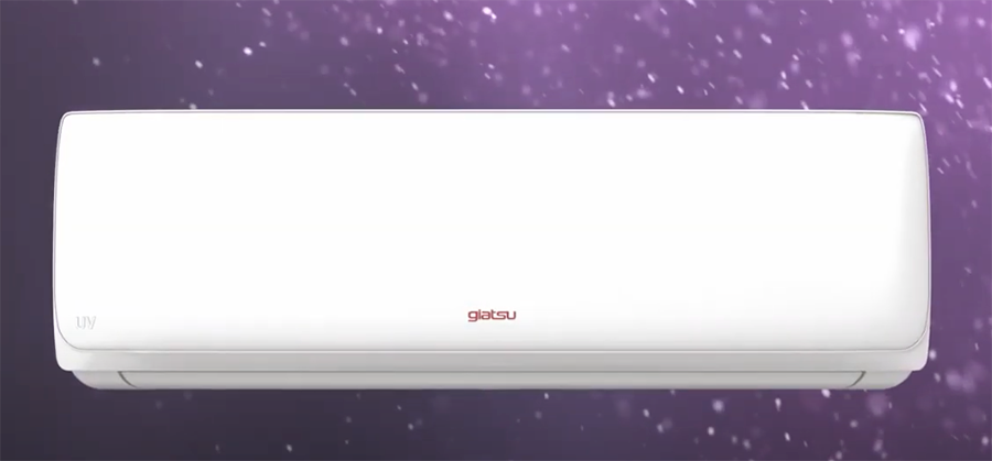 Giatsu split Violet con luz UV 1