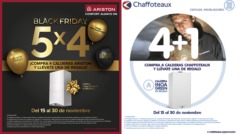 promocion blackfriday ariston PROMO 5X4