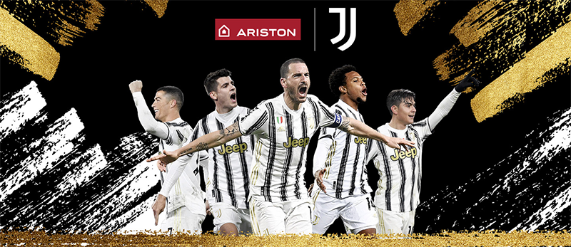 ARISTON y la juventus juntos en China "CHALLENGES DESERVE CHAMPIONS”  