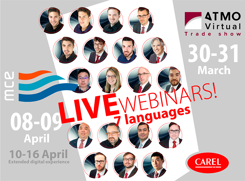 CAREL participa en eventos virtuales 2021 Networking y Nueva normalidad 