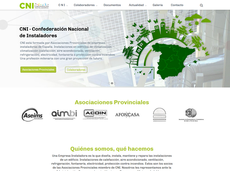 C N I estrena nueva Web: www.cni-instaladores.com C N I estrena nueva Web www.cni instaladores.com 1