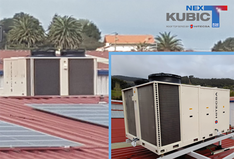 HITECSA Roof Top KUBIC NEXT R32 SERIES climatiza una industria alimentaria de Vizcaya 1