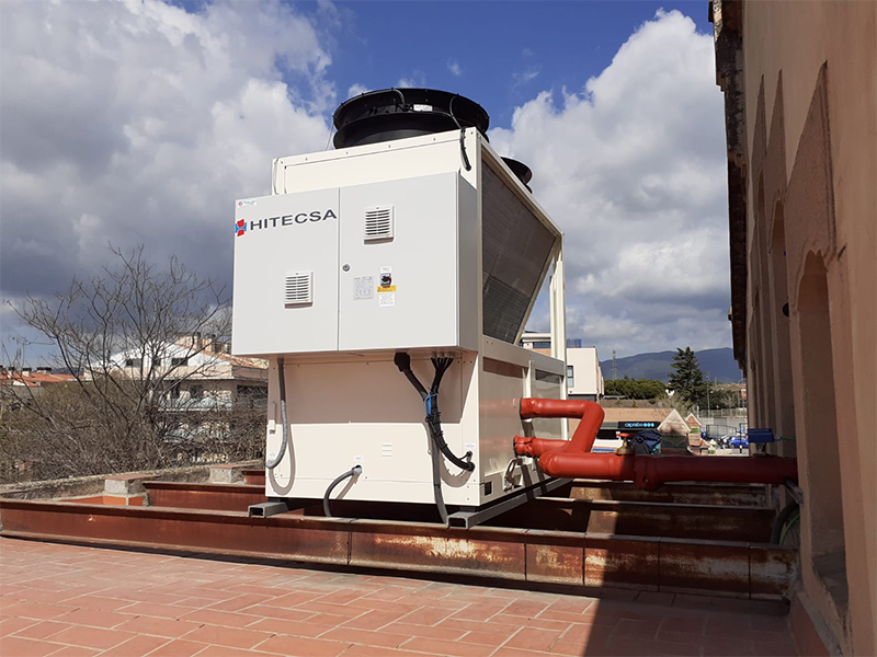 Nuevo destino para la Enfriadora Kr3 de Hitecsa en el Ayuntamiento de Les Franqueses HITECSA enfriadora Kr3 en el Ayuntamiento de Les Franqueses