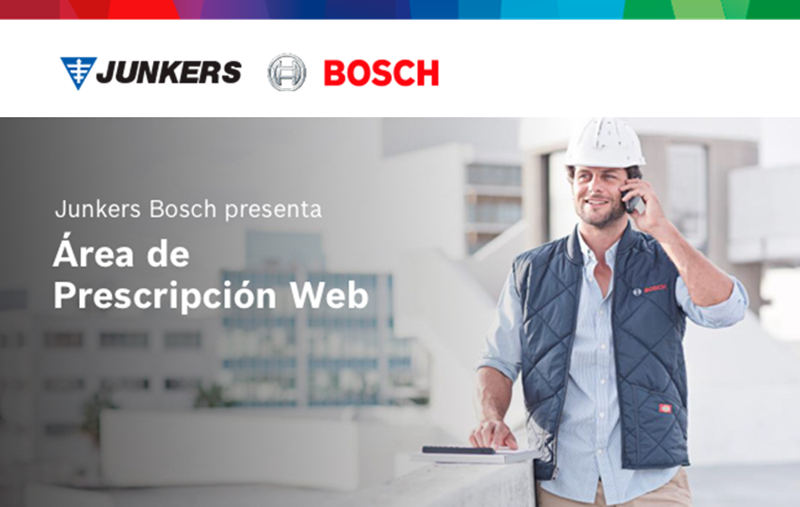 JUNKERS BOSCH presenta su nueva área web de prescriptores 