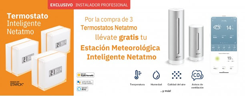 LEGRAND premia de nuevo al instalador ahora con una estación meteorológica inteligente Netatmo 1