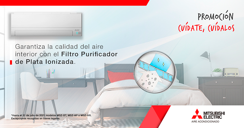MITSUBISHI Electric lanza una nueva promoción en su firme apuesta por la Calidad de Aire Interior MITSUBISHI Electric lanza una nueva promoción en su firme apuesta por la Calidad de Aire Interior