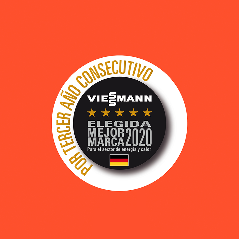 VIESSMANN elegida mejor marca 2020 por los consumidores alemanes en el sector de energía y calor VIESSMANN elegida mejor marca 2020 por los consumidores alemanes en el sector de energía y calor