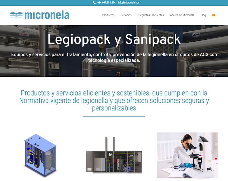 Micronela empieza el año con el lanzamiento de su nueva web corporativa. 1