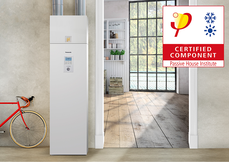 PANASONIC las bombas de calor aire agua reciben la certificación de componentes Passivhaus 1
