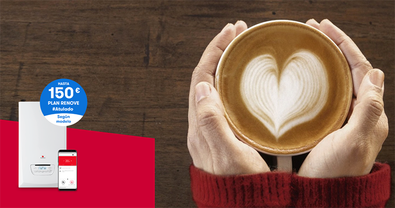 SAUNIER Duval, nuevas promociones de calderas: Plan Renove #Atulado para los usuarios y producto sin coste para los profesionales