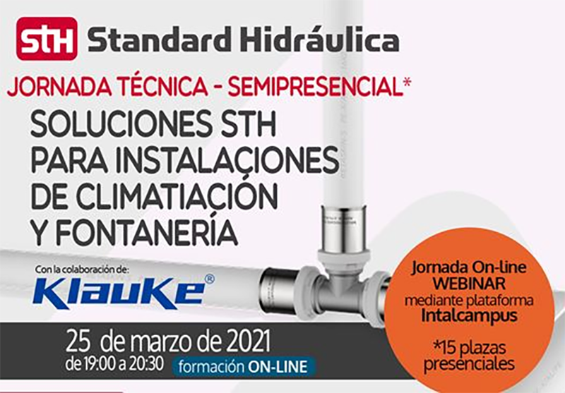 STH University nuevo webinar Soluciones STH para Instalaciones de Climatización y Fontanería 