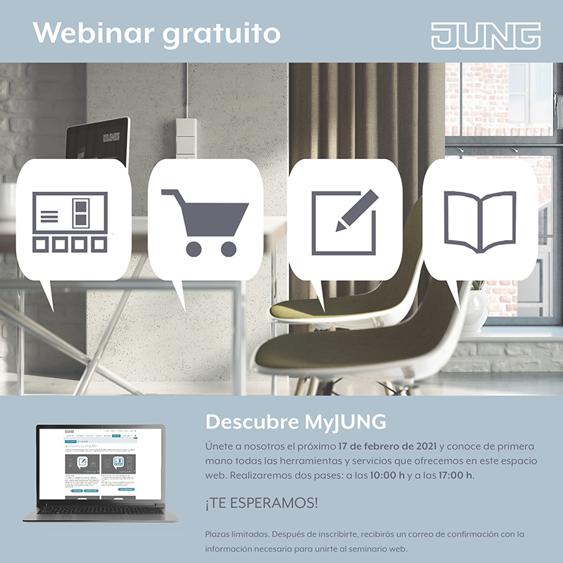 JUNG: nuevo webinar "Descubre MyJUNG"