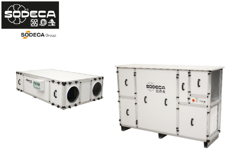 SODECA amplía su catálogo de soluciones con los nuevos recuperadores de calor eficientes