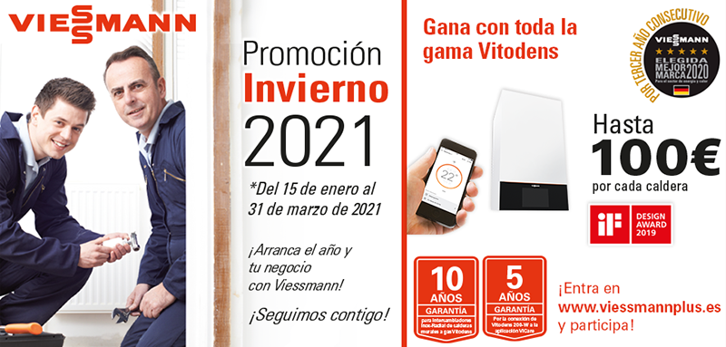 VIESSMANN, nueva promoción invierno para profesionales: arranca el año y tu negocio 