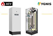 ACV-YGNIS, cuenta con Heat Master TC; una caldera de condensación específicamente diseñada para trabajar tanto en ACS como en calefacción en instalaciones de espacios reducidos