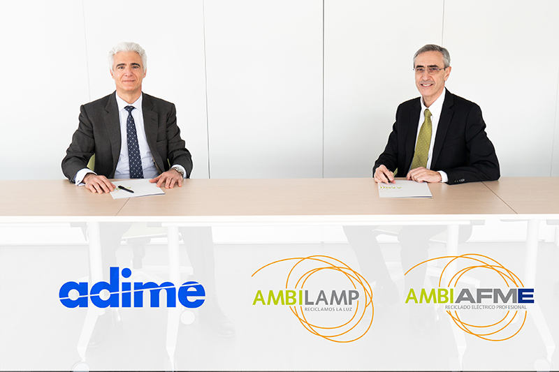 ADIME y AMBILAMP AMBIAFME firman un acuerdo para la incorporación de la distribución al marketplace social AMBIPLACE 