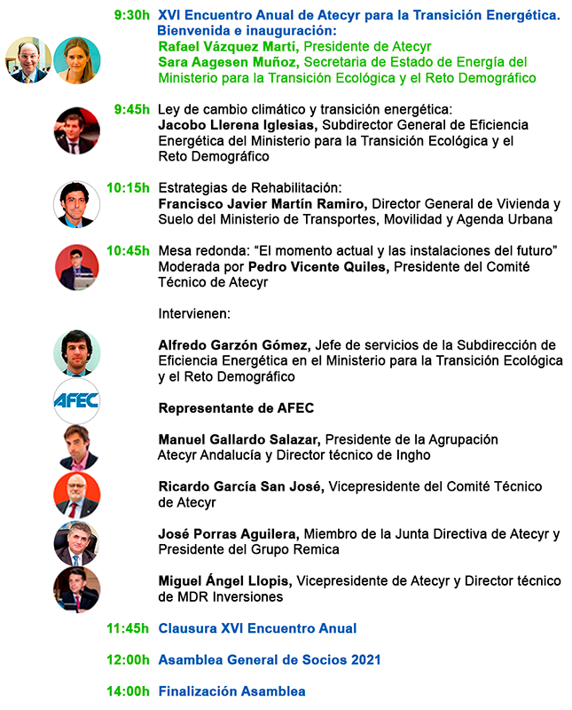 ATECYR, XVI Encuentro Anual para la transición energética