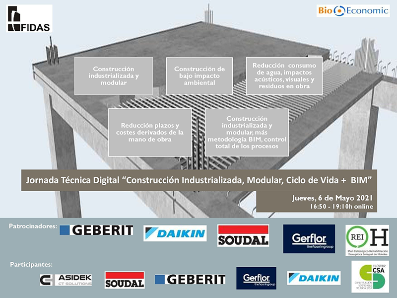 BIOECONOMIC Jornada Técnica Online Construcción Industrializada Modular Ciclo de Vida BIM 
