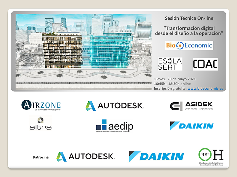 BIOEconomic nueva sesión técnica online Transformación digital desde el diseño a la operación 