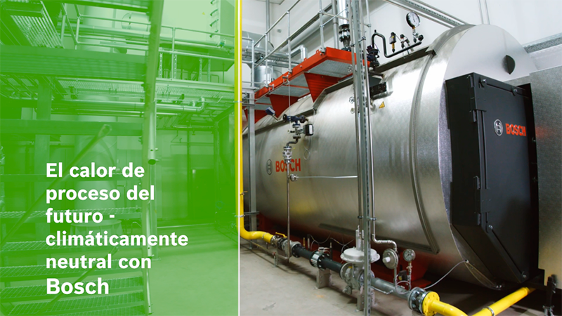 BOSCH inicia su camino hacia la descarbonización del mercado de la calefacción industrial 