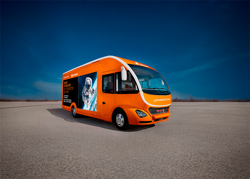 El camión de LEDVANCE inicia su gira por varias ciudades españolas para mostrar sus innovadores productos LED 