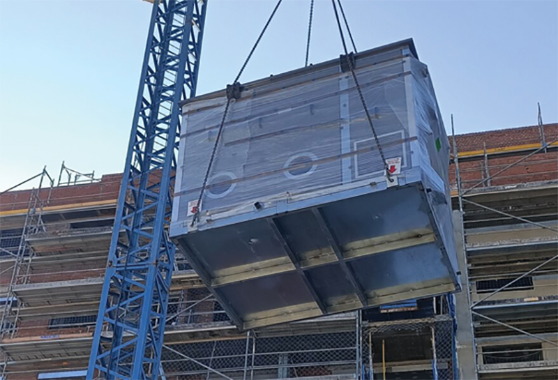 HITECSA Roof Top de Adisa Heating en el Complejo Residencial de 94 Viviendas en el Cañaveral 