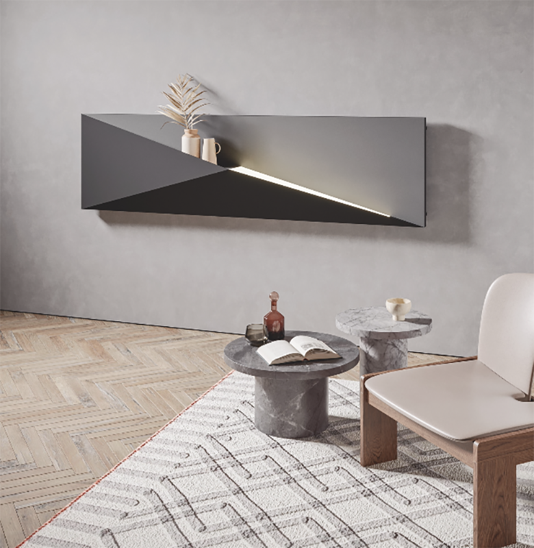 IRSAP Polygon eléctrico calefacción inteligente con máximo diseño 