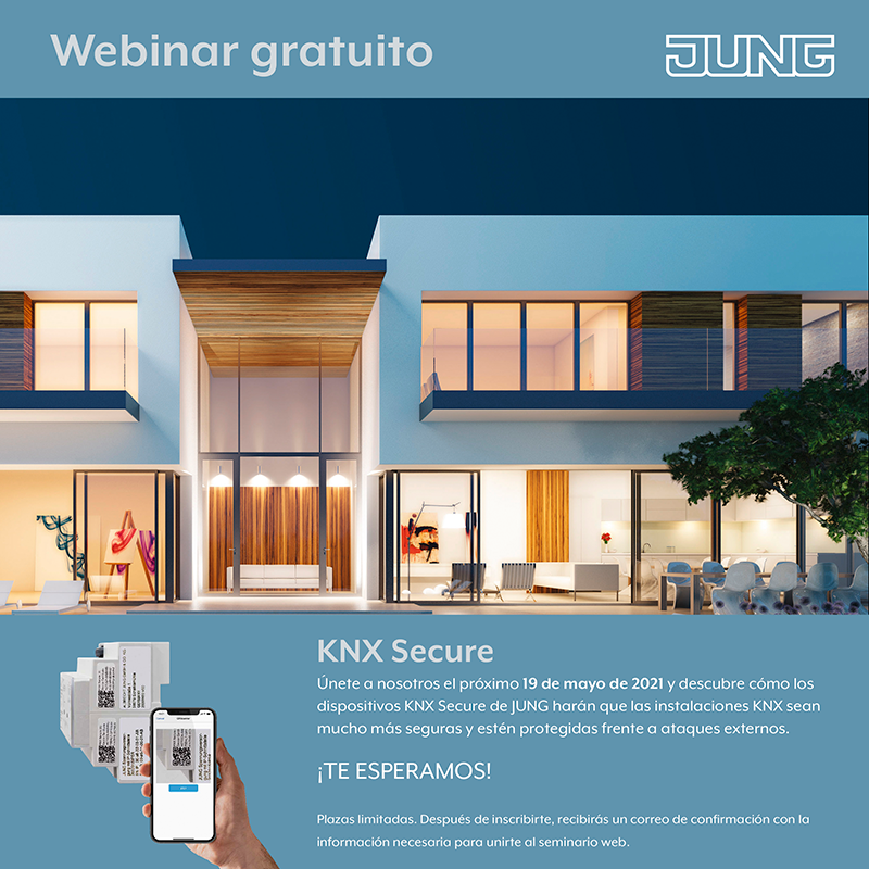 JUNG nuevo webinar gratuito KNX Secure 