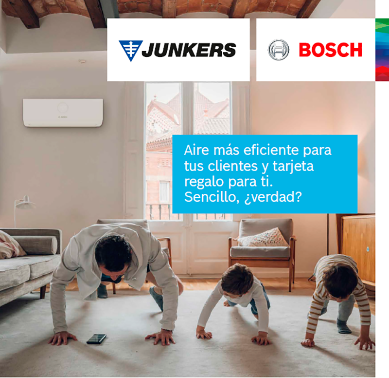 JUNKERS BOSCH lanza una nueva campaña de aire acondicionado durante el mes de mayo 