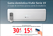 Nueva promoción aire acondicionado de SAUNIER Duval: Gama doméstica VivAir Serie 19