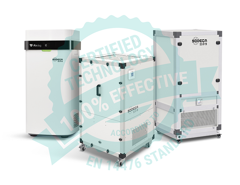 SODECA presenta su nueva web app el selector de purificadores de aire portátiles para profesionales y usuarios 