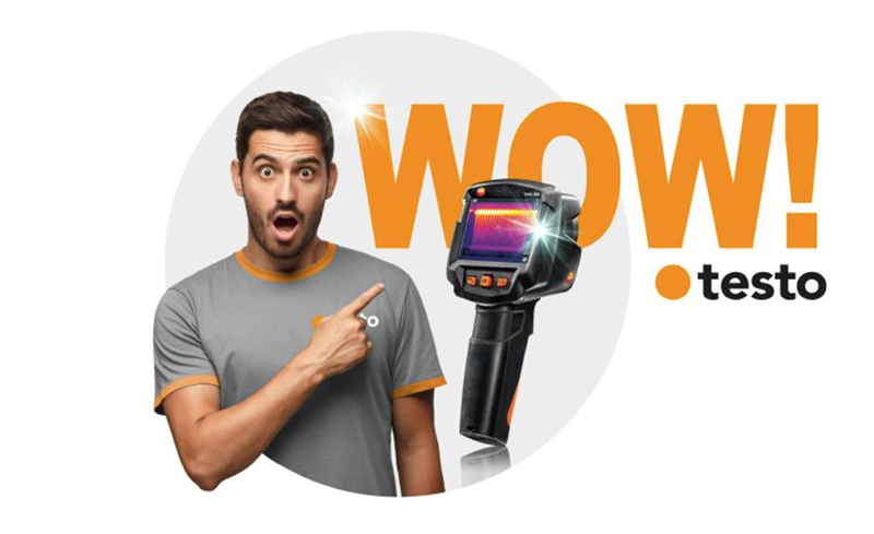 TESTO, cámara termográfica WOW features 865 
