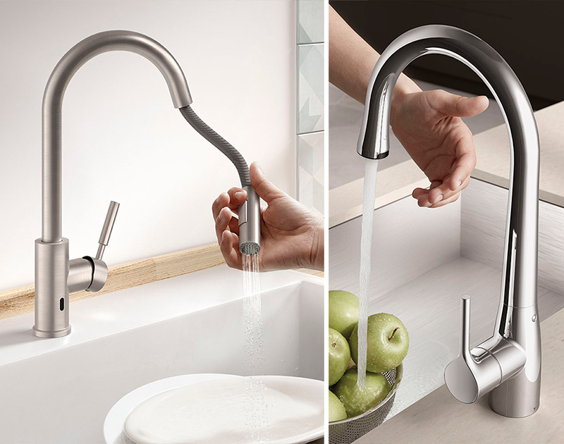 TRES Grifería electrónica espacios higiénicos y sostenibles 