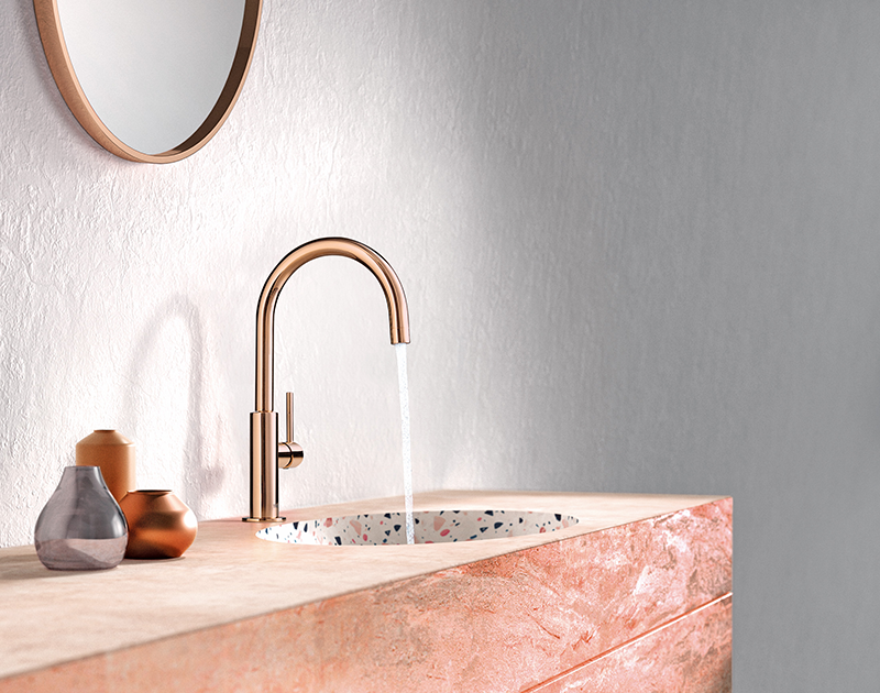 TRES el oro rosa la nueva sensación que hace brillar los interiorismos de hoy 