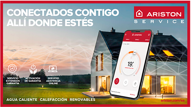 ARISTON consigue el máximo rendimiento en tu segunda vivienda gracias a la asistencia online 
